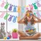 Easter Bunny Paper Garland – 4 Pre-Assembled Colorful Banners for Mantle, Wall, Classroom & Spring Party Decor